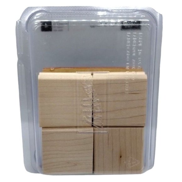 Stampin Up Tart and Tangy 4 Piece Rubber Stamp Kit Unmounted 2004 Fruit Retired - Picture 3 of 3